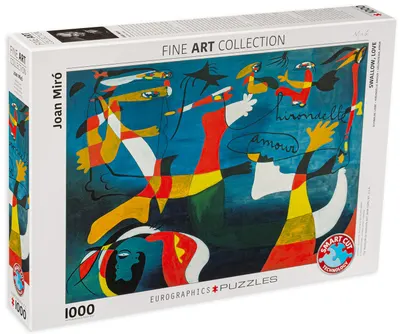 Puzzle Eurographics din 1000 de piese - Iubire amara, Joan Miro
