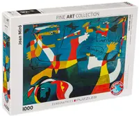 Puzzle Eurographics din 1000 de piese - Iubire amara, Joan Miro