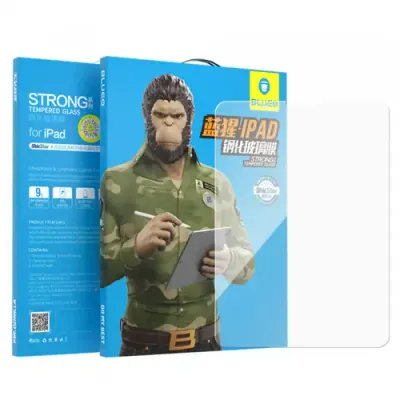 Folie de protectie Ecran Blueo HD Applicator Pro pentru Apple iPad mini (2024) / mini (2021), Sticla Securizata, Full Glue