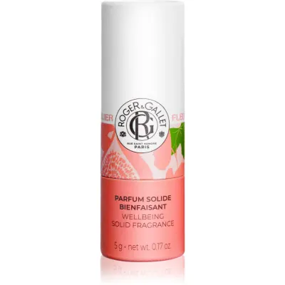 Roger & Gallet Fleur de Figuier Wellbeing Solid Fragrance parfum compact pentru femei 5 g