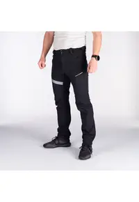 Pantaloni hibrizi softshell cu deschidere completa 10K/10K barbati Ganek - Negru