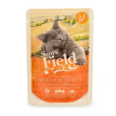 Sam's field cat plic chicken fillets with pumpkin 85gr