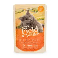 Sam's field cat plic chicken fillets with pumpkin 85gr