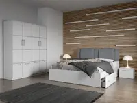 Set dormitor complet Alb - Acapulco - C5