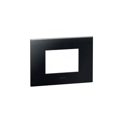 Placa Arteor - Italian / US standard - patrat - 3 module - graphite