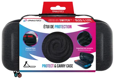 Carcasă de protecție Oniverse - Protect & Carry Case, gri(Nintendo Switch/OLED/Lite)