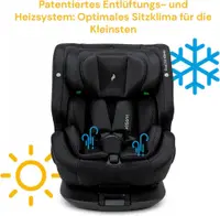 Scaun auto pentru copii Osann ONE 360 Klimax I-size 40-150 cm negru