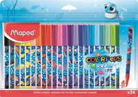 Set carioci Maped Color Peps - Ocean Life, 24 de culori