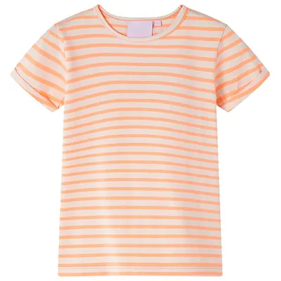 Tricou pentru copii, portocaliu neon, 116