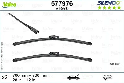 Lama stergator fata (2buc) Silencio 700 300mm potrivit MITSUBISHI COLT VII; RENAULT CLIO V 06.19