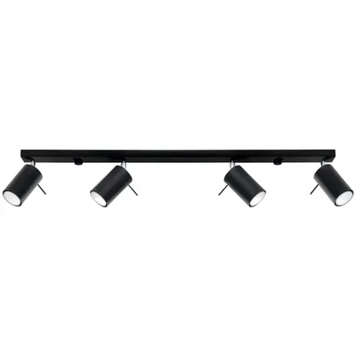 Corp de iluminat pentru tavan RING 4L negru