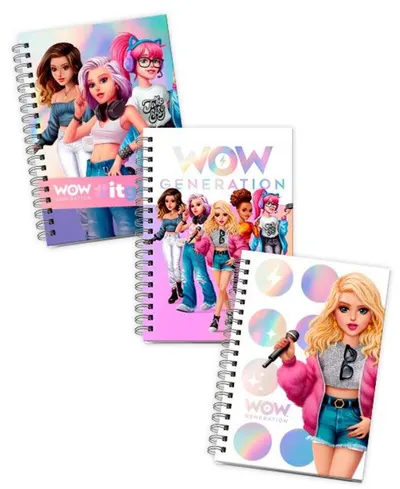 Caiet WOW Generation - A5, sortiment