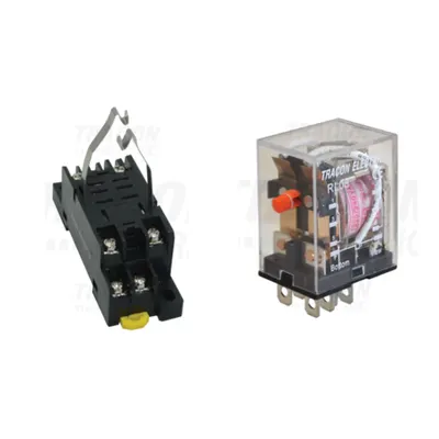 Pachet Soclu Releu RSPTF-08A si Releu Miniaturizat RL08 110V AC