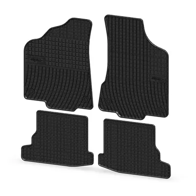 Set covorase auto din cauciuc Volkswagen Polo 6N2 1999-2001, presuri FROGUM, negre, 4 buc.