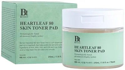 Benton Patch-uri liniștitori pentru față Heartleaf 80, 70 bucăți