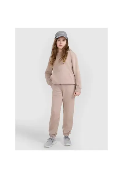 Pantaloni sport copii - joggeri captusiti - pentru fete