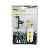 Kit incarcator auto cu suport telefon Bottari