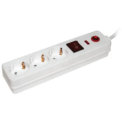 Power filtru SF-03K with a Selector 3 prizas 2P+PE/1,5meters 3x1mm2