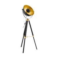 Lampa pardoseala COVALEDA negru, brass, gold 220-240V,50/60Hz