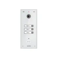 Videointerfon de exterior Electra VPH.03S03.ELWTL, 3 familii, montaj aparent, alb