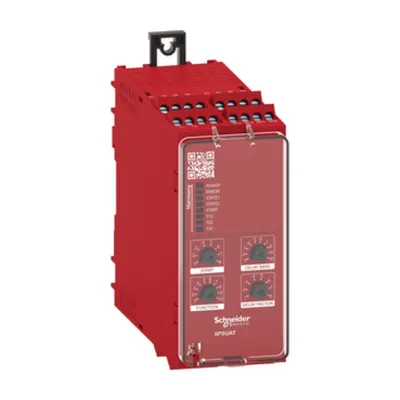 Modul de siguranta, Harmony XPSU, Cat4, cu iesiri ntarziate, 48 pana la 240V AC sau DC, cu surub