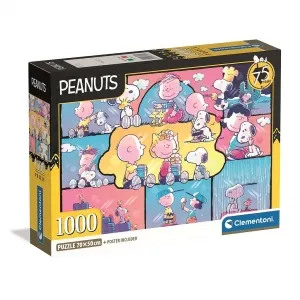 Puzzle Clementoni Snoopy 1000 piese Compact