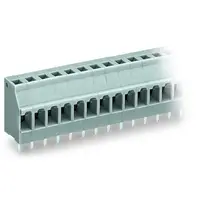 PCB terminal block; 2.5 mm²; Pin spacing 5 mm; 5-pole; CAGE CLAMP®; 2,50 mm²; light gray