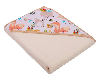 Set multifunctional complet pentru bebelusi cu 5 piese Minky Deer