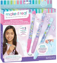 Kit creativ Make it Real - Decorează-ți propriile pixuri, 29 piese