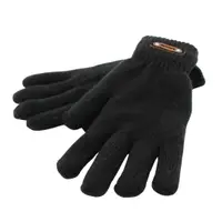 Mănuși bărbați, Antonio, căptușeală interioară de pluș, culoare negru, one size