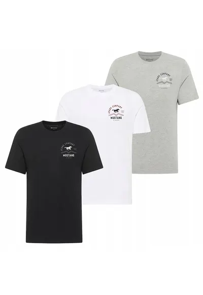 Set 3 Tricou Barbati - Alex - M INTL - Multicolor - Bumbac - Design Clasic Casual - Ideal Pentru Uz Zilnic - Material Premium Confortabil - Croiala Regular Fit - Maneca Scurta