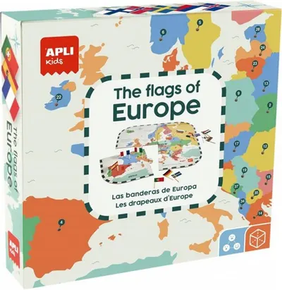 Puzzle educațional Apli - Steagurile Europei