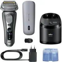 Braun Series 9 PRO+ 9675cc Aparat de bărbierit electric cu stație pentru curățare și încărcare Black 1 buc