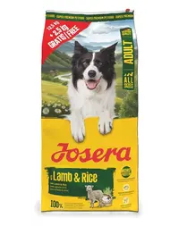 JOSERA Lamb and Rice Adult hrană câini 12,5kg + 2,5 kg gratis