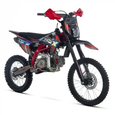 Motocicleta Enduro Cross Asix XB67 125cc, 4T, roti 19 16 , 4 viteze, pornire electromotor, culoare negru rosu