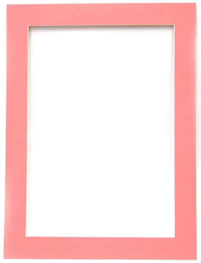 Ramă unică din carton Em Art - 700 g/m2, pentru hârtie A3, dimensiunea exterioară 49 x 36.7 cm, roz