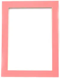 Ramă unică din carton Em Art - 700 g/m2, pentru hârtie A3, dimensiunea exterioară 49 x 36.7 cm, roz