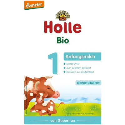 Lapte Praf de Vaca pentru Sugari de la Nastere Formula 1 Ecologic/Bio 400g