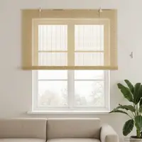 vidaXL Rulou textil natural 130 x 160 cm Bambus