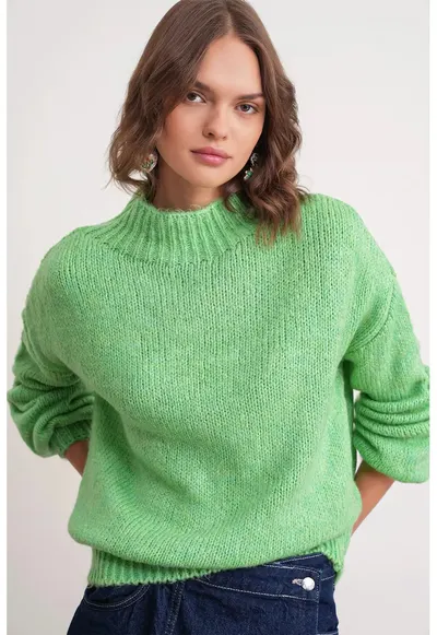 Pulover dama - Verde Tricot - Verde