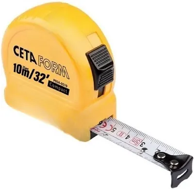 Flexometro Ceta Form - Compact, 10 x 25 mm