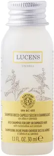 Lucens Șampon pentru păr uscat și deteriorat, 30 ml