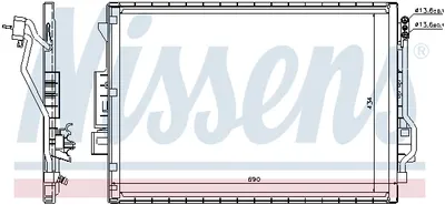Radiator aer conditionat AC aluminiu potrivit MERCEDES S (C216), S (W221) 2.2D-6.2 10.05-12.13