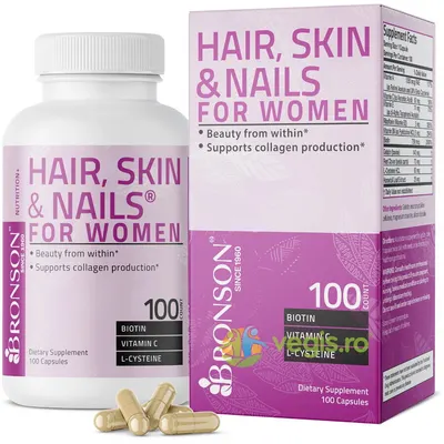 Hair, Skin & Nails for Women (Par, Piele si Unghii) 100cps