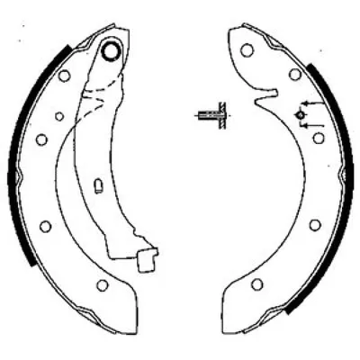 Set saboti frana DELPHI LS1838