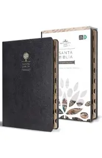 Biblia Reina Valera 1960 Letra Grande. S�mil Piel Negro, �ndice, Tama�o Manual / Spanish Bible Rvr 1960. Handy Size, Thumb Index, Large Print, Black L