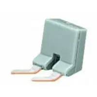 Comb-style jumper bar; insulated; 2-way; reduces conductor size to 2.5 mm; gray