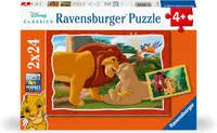 Puzzle Ravensburger 2 x 24 - Regele Leu, Cercul Vieții
