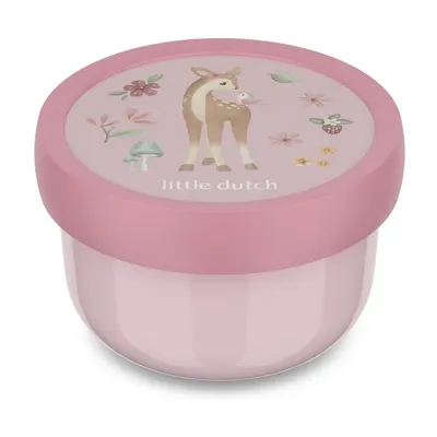 Cutie de gustări pentru copii roz-deschis din plastic Fairy Garden by Little Dutch – Mepal