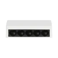 Switch cu 5 porturi Hikvision DS-3E0105D-E, 100 Mbps, 0.744 Mpps, 1.000 MAC, plug and play
